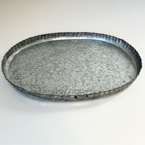 Galvanized Metal Decorative Tray